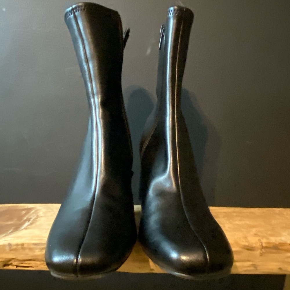 Target Women's Sleek Black Heeled Boots